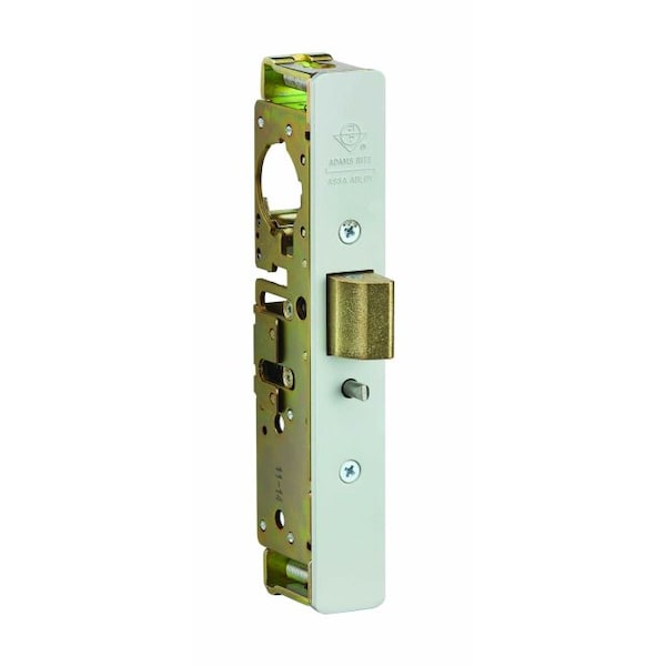 Heavy Duty Deadlatch 31/32" Right Hand; 2-5/8" Flat Mortised Strike Clear Anodized Aluminum